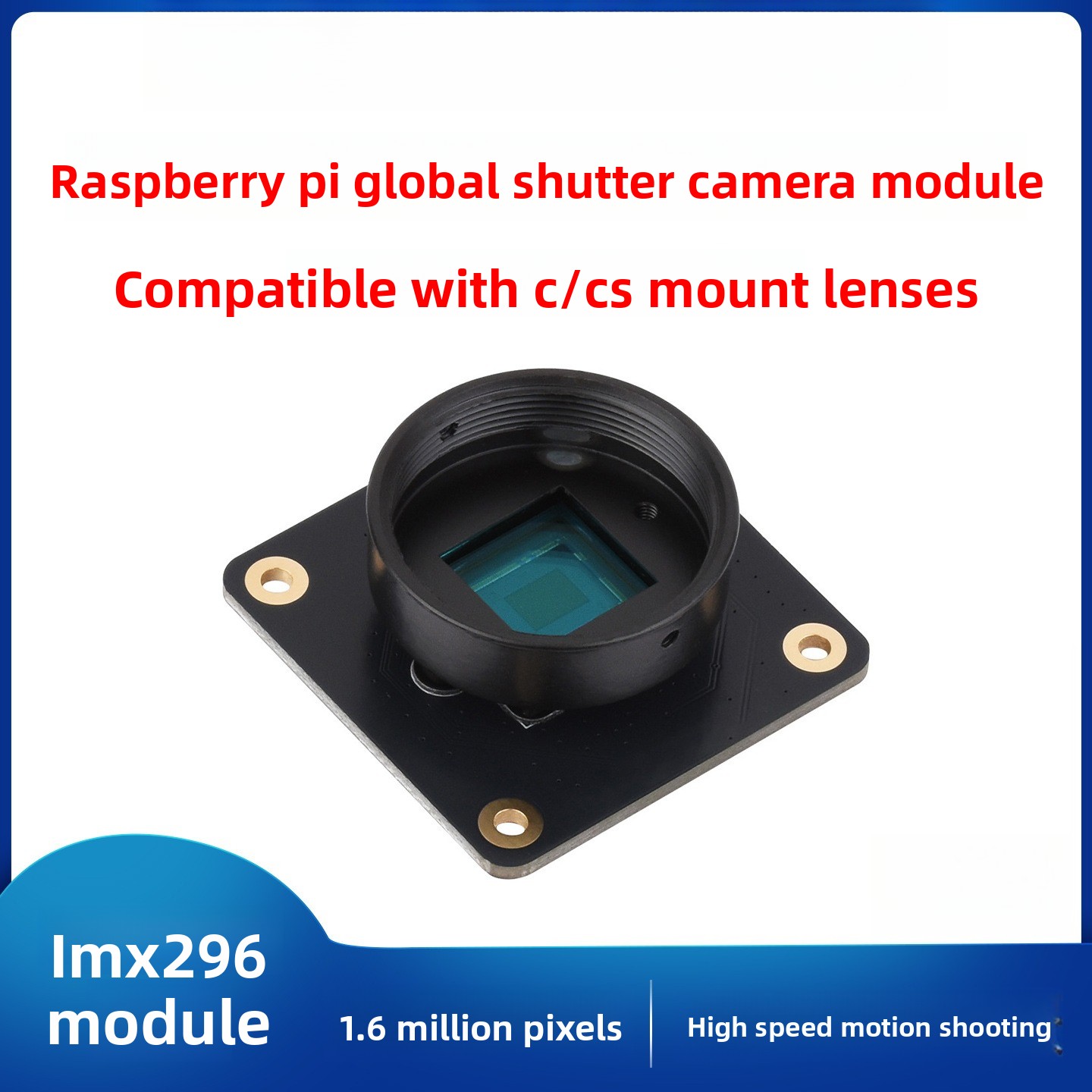 Global Shutter CMOS Sensor Mod - Raspberry Pi Global Shutter Camera Imx296 评论和价格
